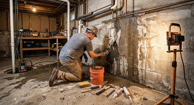 Basement Leak Repair in Greenville, SC